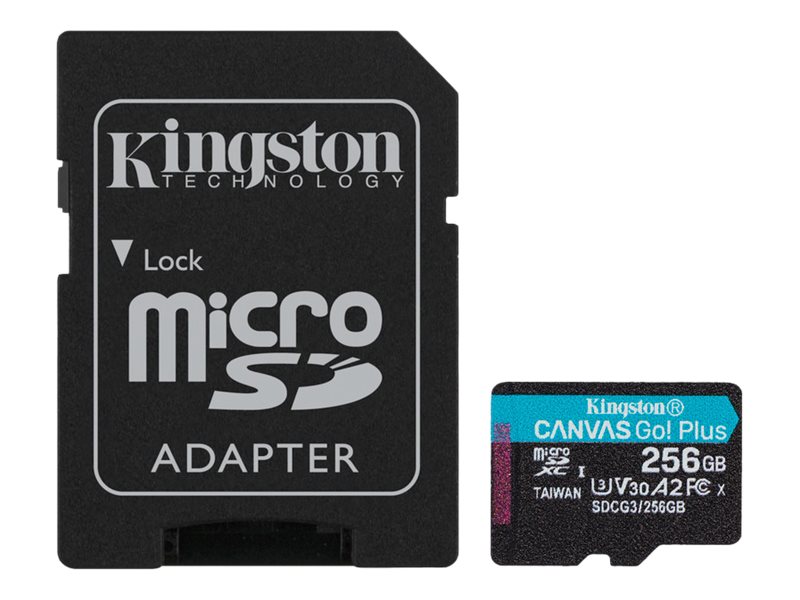 KINGSTON 256GB microSDXC Canvas Go Plus, SDCG3/256GB