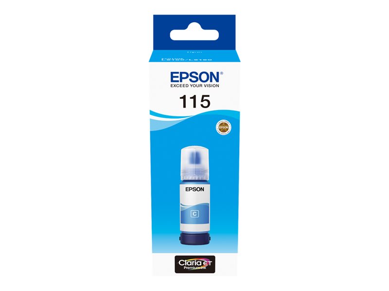 EPSON 115 EcoTank Cyan ink bottle, C13T07D24A