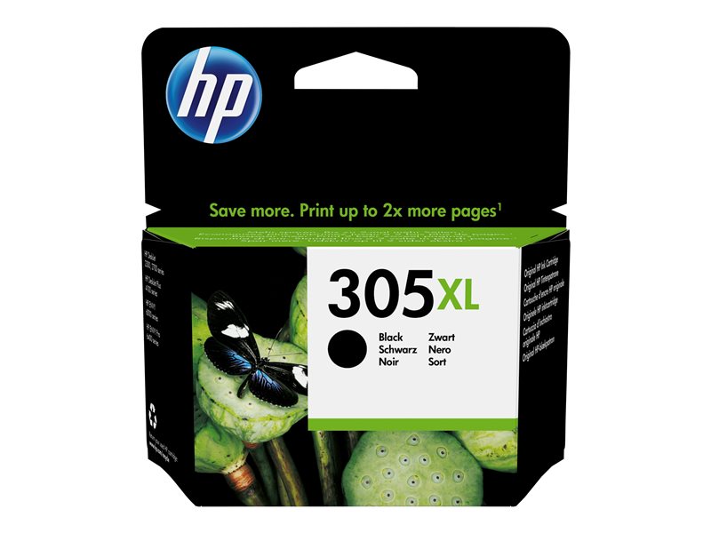 HP 305XL High Yield Black Original Ink, 3YM62AE#UUS