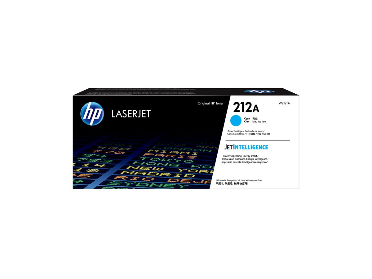 HP 212A Cyan Original LaserJet Toner, W2121A