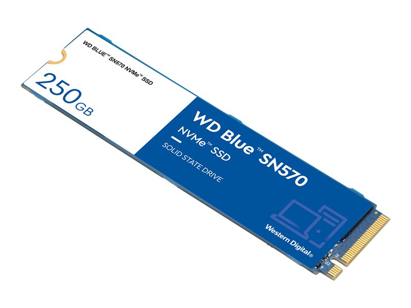 WD Blue SSD SN570 NVMe 250GB M.2 2280, WDS250G3B0C