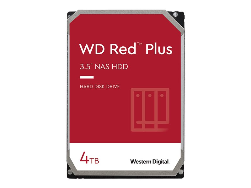 WD Red Plus 4TB SATA 6Gb/s 3.5inch HDD, WD40EFPX