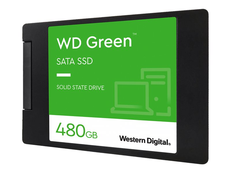 WD Green SATA 480GB Internal SATA SSD, WDS480G3G0A