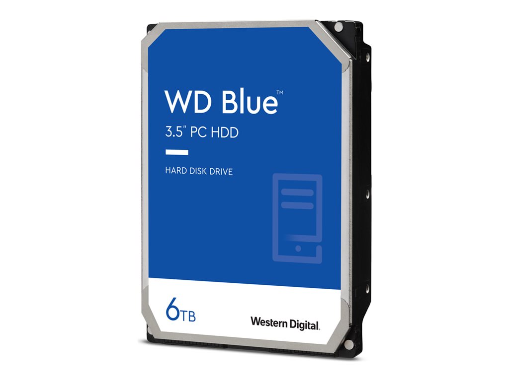 WD Blue 6TB SATA 3.5in PC 6 Gb/s HDD, WD60EZAX
