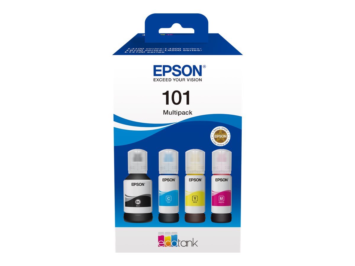 EPSON 101 EcoTank 4-colour Multipack, C13T03V64A
