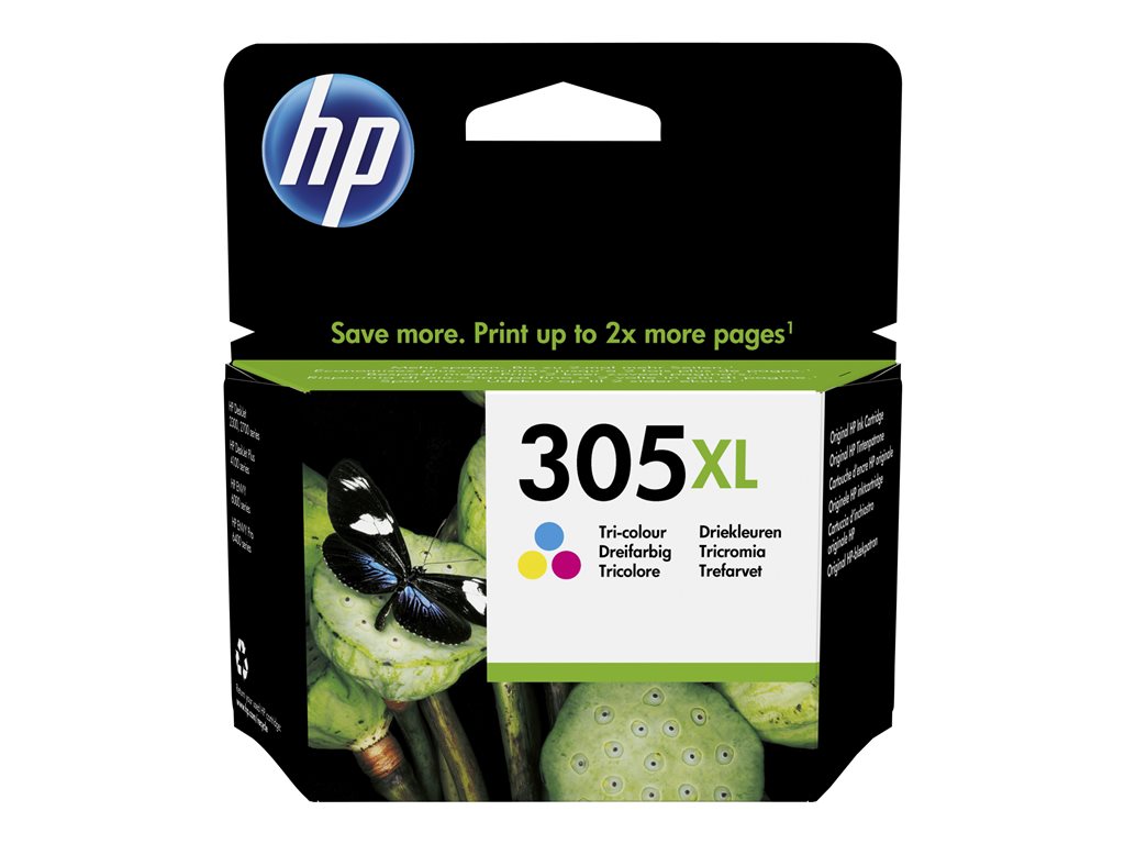 HP 305XL High Yield Tri-color Original, 3YM63AE#UUS