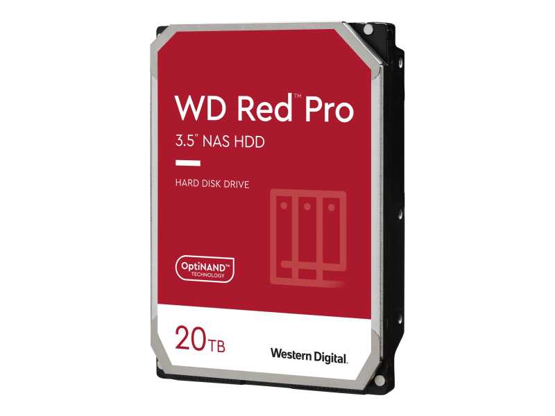 WD Red Pro 20TB 6Gb/s SATA NAS HDD, WD201KFGX