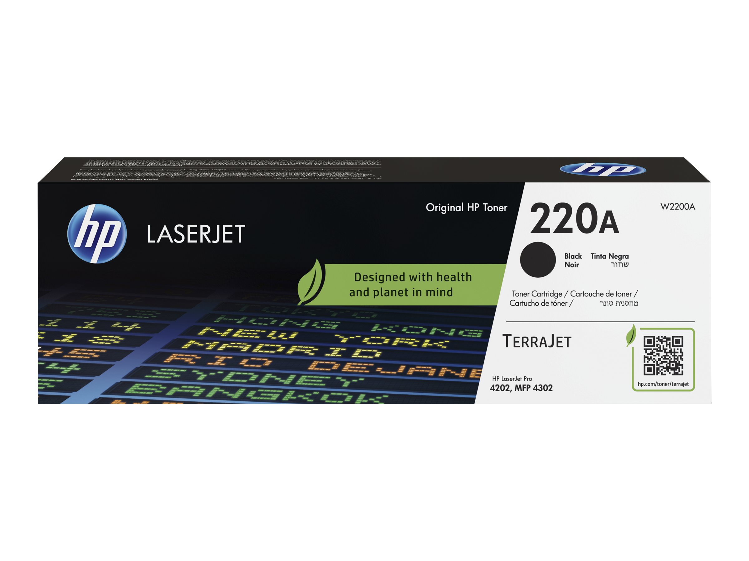 HP 220A Black Original LaserJet Toner, W2200A