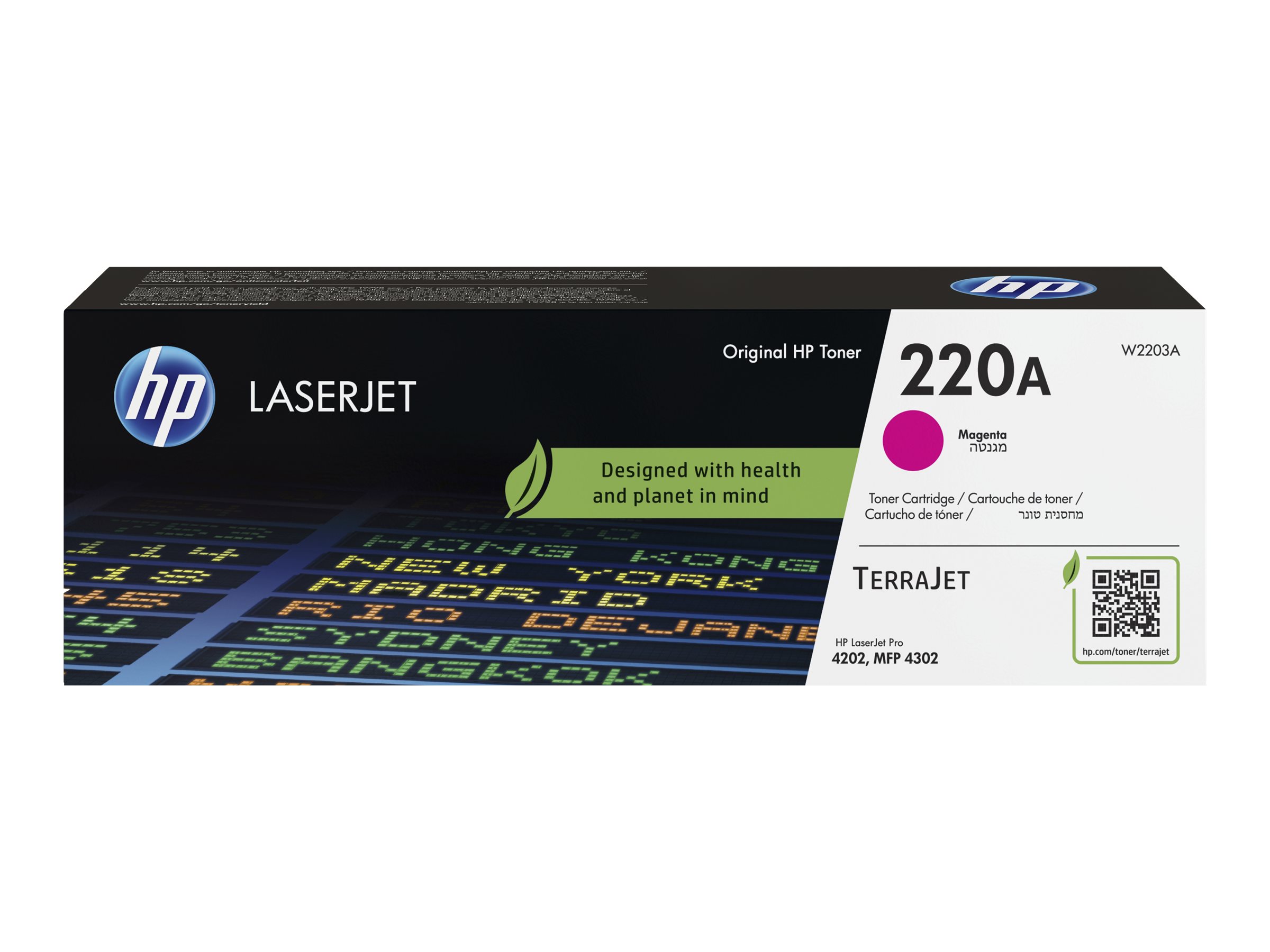 HP 220A Magenta Original LaserJet Toner, W2203A