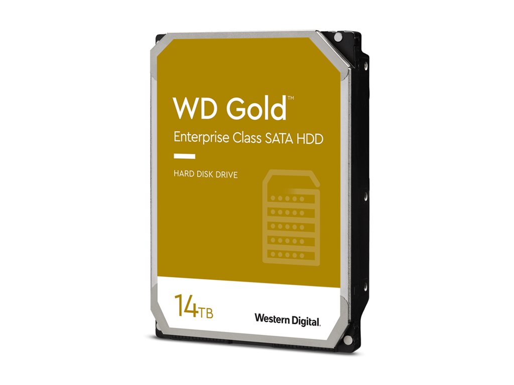 WD Gold 14TB SATA 6Gb/s 3.5in HDD, WD142KRYZ