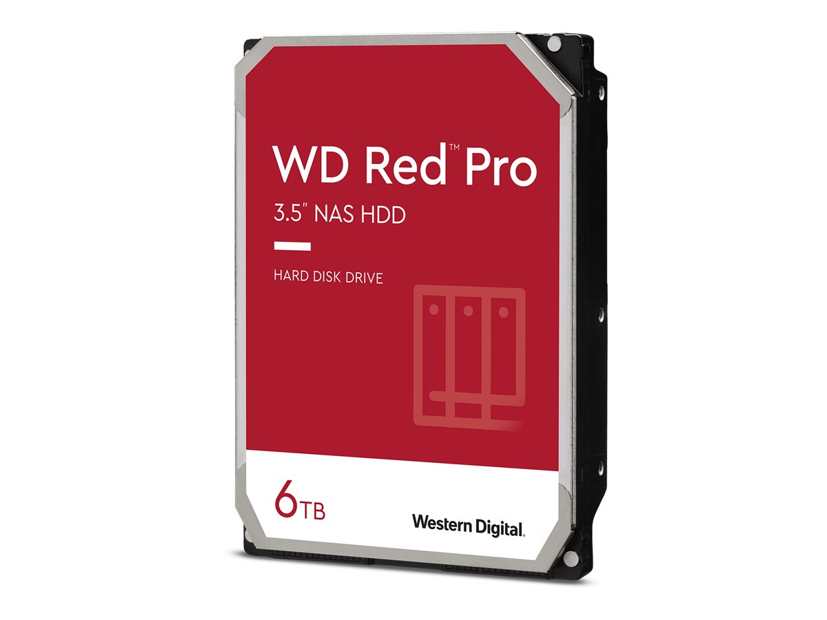 WD Red Pro 6TB 6Gb/s SATA HDD 3.5inch, WD6005FFBX