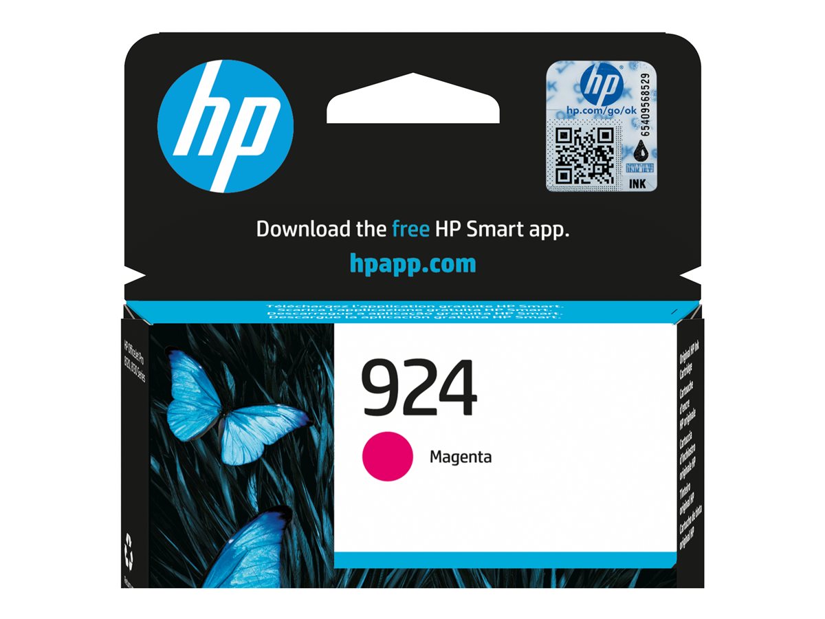 HP 924 Magenta Original Ink Cartridge, 4K0U4NE#CE1