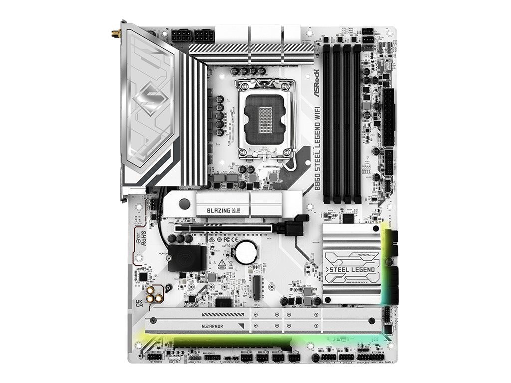 ASROCK B860 Steel Legend WiFi LGA1851 MB, B860 STEEL LEGEND WIFI
