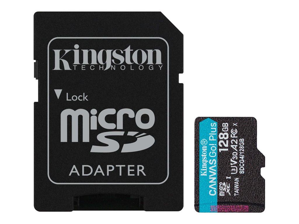 KINGSTON 128GB microSDXC + Adapter, SDCG4/128GB