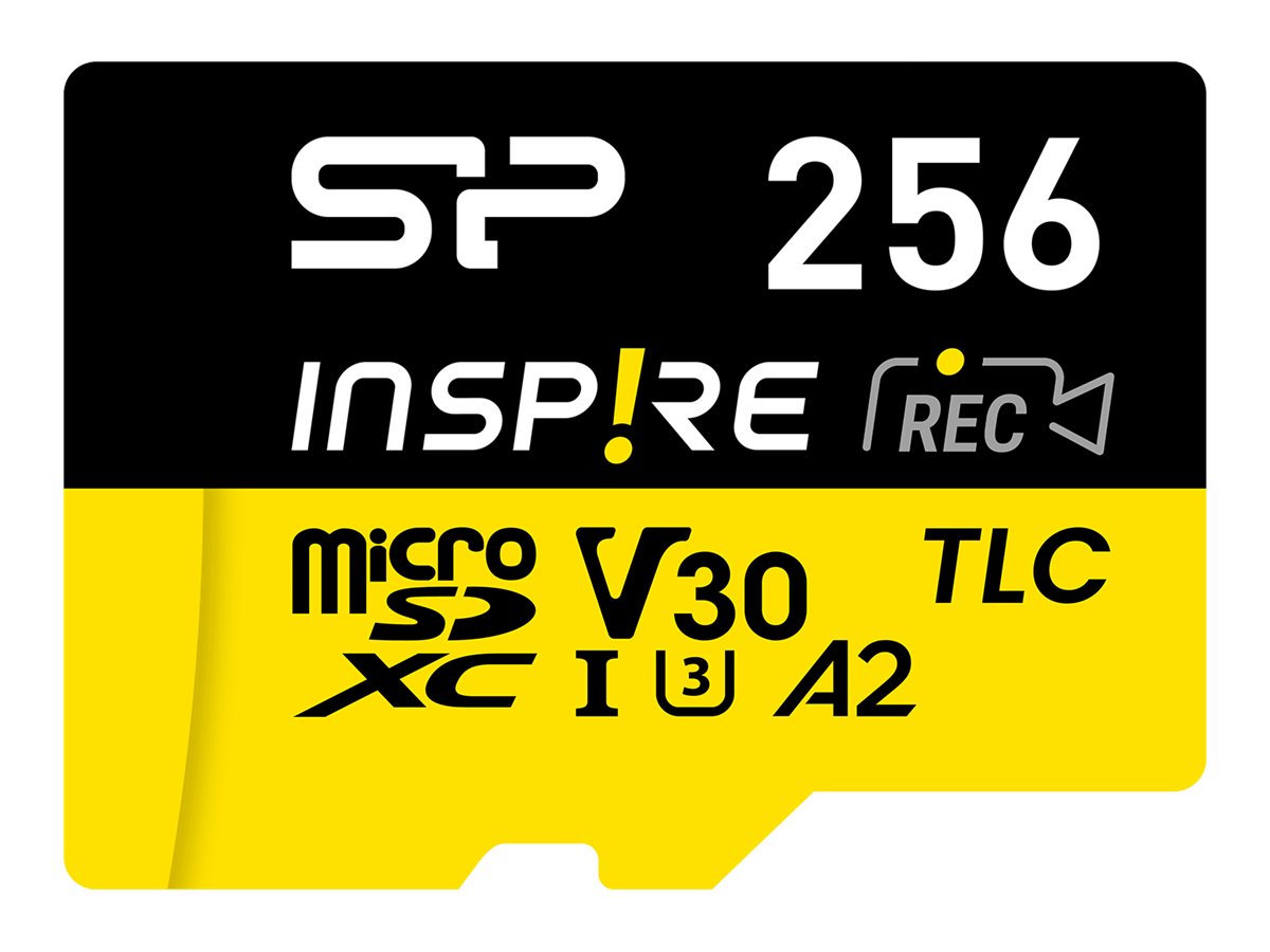 SILICON POWER microSDXC Inspire 256GB, SP256GBSTXLA2V1NSP