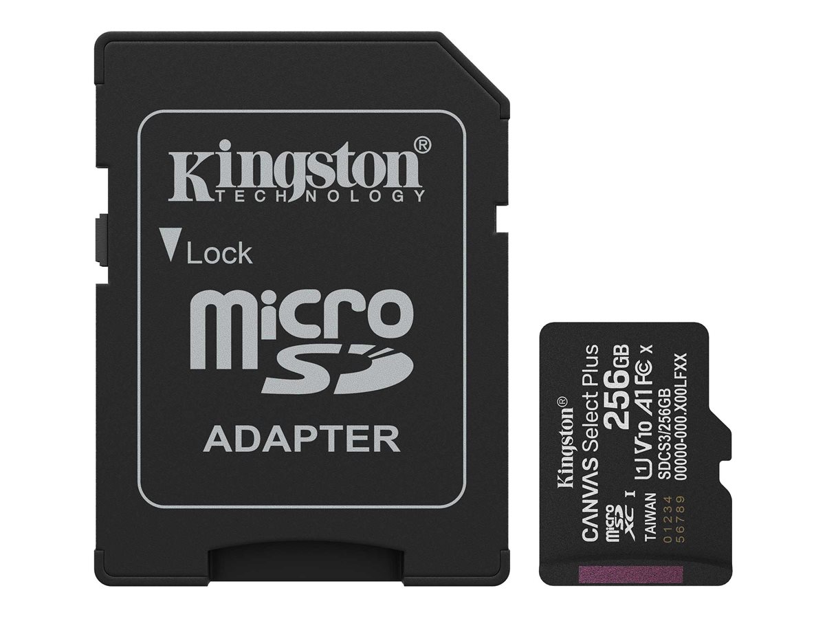 KINGSTON 256GB microSDXC Canvas Select, SDCS3/256GB