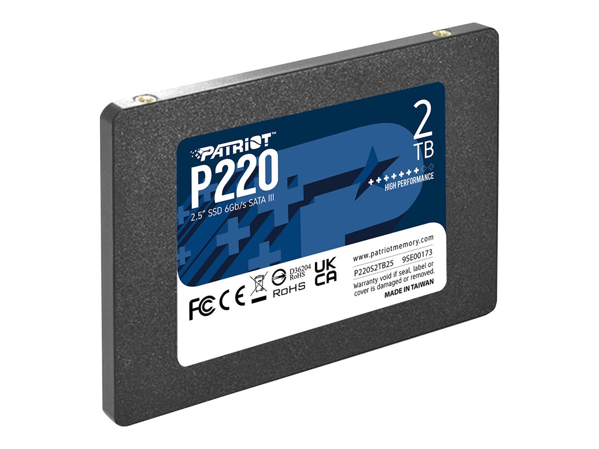 PATRIOT P220 SSD 2TB SATA 550/500MB/s, P220S2TB25