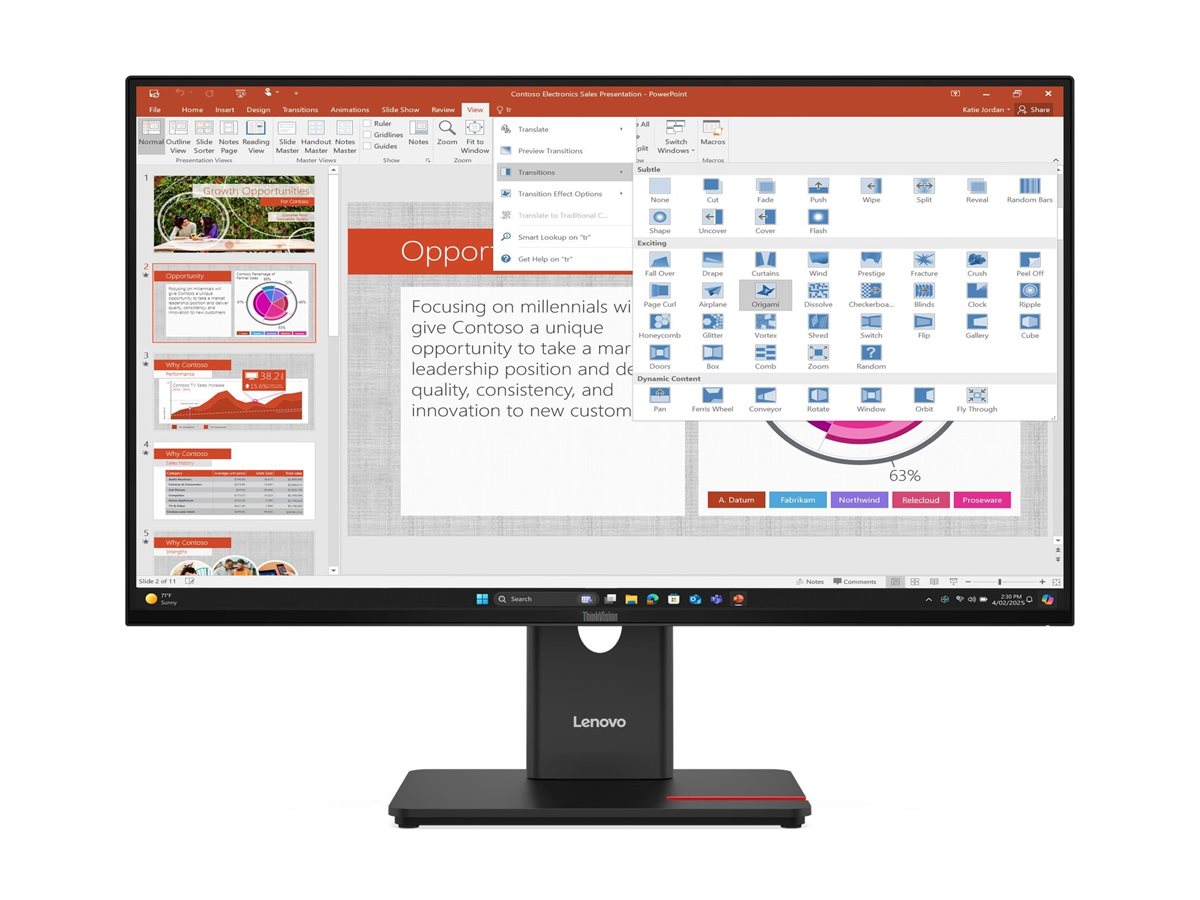 LENOVO TV T27-40 27inch IPS WLED (P), 64A5MAT6EU